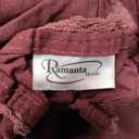 Ramanta Home Linen Flax Cloth Napkins Set of 24 Burgundy, 18x18 Inch | Easter Premium Cotton Linen Flax Lace Soft & Durable | Washable Ideal for Spring Basket Décor, Wedding, Kitchen, Everyday Use