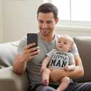 PATPAT Baby Bodysuits Supersoft Bamboo Viscose - Short Sleeve Boys and Girls - Newborn Infant Unisex Clothes Pack (0-3 Months)