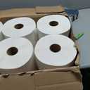 Commercial toilet paper - Jumbo toilet paper rolls -3,600 FT Industrial 3-Ply 9” Bulk Large Roll for Standard Jumbo Dispenser -100% Recycled Fibers-Soft and Absorbent Bathroom Tissue -6 Roll Case Pack