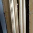 Double Track Curtain Rod, Wall Mount, Gold, 13.1ft