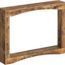 YATINEY Narrow Console Table, 5.9'' Thin Entryway Table, Behind Couch Table for Small Spaces, Small Farmhouse Hallway Table, for Living Room, Hallway, Foyer, Rustic Brown CT19RR, 39.3''L x 5.9''W x 29.5''H