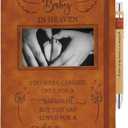 Letters To My Baby in Heaven Journal 200 Pages Notebook A5 Lined with Window in Cover, Miscarriage Gifts, Memorial Sympathy Condolences Grieving Gifts for Loss of Infant Baby