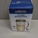 Dr. Brown's Baby Formula Mixing Pitcher with Adjustable Stopper, Locking Lid, & No Drip Spout, 36oz, BPA Free, Olive