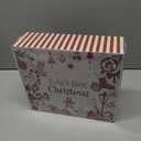 Lanpn 6 Pcs 2025 Baby's First Christmas Ornament 4" 5.5", 1st Xmas Tree Ornaments Gift Set for Baby Boy Girl, Christmas Newborn New Bebe Keepsake, Personalised Name Holiday Hanging Decor, Beige