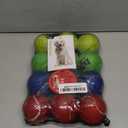 Tennis Balls for Dogs - 12 Pack 2.5'' Durable Non-Toxic Outdoor Dog Toys Balls with Mesh Bag, SGS Certified, Colorful Fetch Toys, Medium Large Breeds (Non Squeaky)