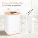 Towel Warmer for Bathroom, 23L Large Hot Towel Warmers Bucket with LED Display, 3 Heating Modes, Up to 24 Hour Delay, Spa Luxury Towel Heater for Oversize Bathrobes Blankets (12.6*12.6*18.5 inches, Orange)