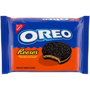 OREO REESE'S Peanut Buttery Creme Chocolate Sandwich Cookies, 12.35 oz