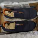 Skechers Men's Gowalk 6-Stretch Fit Slip-on Athletic Performance Walking Shoe (9.5, Navy/Orange)