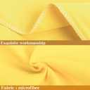 NTBAY Queen Pillowcase Set - 4 Pack Brushed Microfiber 20x30 Pillowcases - Soft, Wrinkle-Free, Fade-Resistant, Stain-Resistant, Yellow Pillowcases with Envelope Closure - 20x30 Inches, Yellow