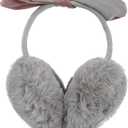Surblue Winter Cute Earmuffs Faux Fur Warm Earmuffs Foldable Outdoor Ear Warmers For Women Girls