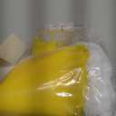 Tatuo 200 Feet Solid Pennant Banners Flags String Triangle Hanging DIY Bunting Flags Party Decorations for Grand Opening Party Banners for Kids Birthday, Shops (Yellow)