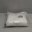 NICETOWN White Linen Sheer Curtains and Drapes 84 inches Long, Rod Pocket & Back Tab semitransparent with Light Through Vertical Window Treatments for Sliding Glass Door & Living Room, 52"W, Set of 2