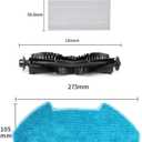 Vacuum Cleaner Replacement Kit Main Side Brush Bag Replacement Parts for bObsweep for in for Ultra-Vision Vacuum Cleaner Accessories for Enhanced Cleaning Performance(A)