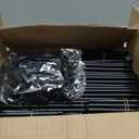 LANTEFUL Shoe Rack with Covers - 10 Tiers Tall Shoe Rack Organizer Large Capacity Shoe Shelf Storage 40 Pairs Space Saving Vertical Shoe Storage Organizer for Closet, Entryway, Dorm, Bedroom (Black)