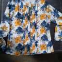 Blooming Jelly Women's Dressy Casual Blouses Business Work Tops Long Sleeve Floral, Small