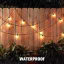 100FT Solar String Lights ourdoor Waterproof,Patio Lights Solar Powered with Remote,ST38 32 Vintage Edison Bulbs,Solar lights Outdoor Waterproof, Outside powered Hanging Lights for patio furniture set