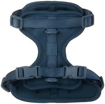 Wisedog Pocket Dog Harness, No Pull, 3 Leash Clips, Colorful, Stylish, Comfortable, Durable, Adjustable, Harness for Small, Medium, Large Dogs and Cats (Blue, Small)