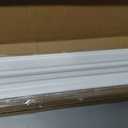 Cordless 1" Vinyl Mini Blinds for Indoor Windows（40" W x 64" L）