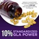 OmniBiotics Organic Evening Primrose Oil for Women – Clinical Strength 1500mg per Capsule, 10% GLA, Cold-Pressed, Non-GMO, Hormone Balance for Women – 120 Vegan Softgel Capsules