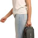 Unisex Anti-Theft Sling Bag with USB Port, Water-Resistant Crossbody Chest Backpack for Travel & Work