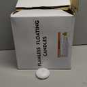 48 Pack White Floating Candles 3 inch Unscented Floating Candles for Centerpieces-10 Hours Long Burn Time-3” Floating Candle Bulk for Wedding Cylinder Vases