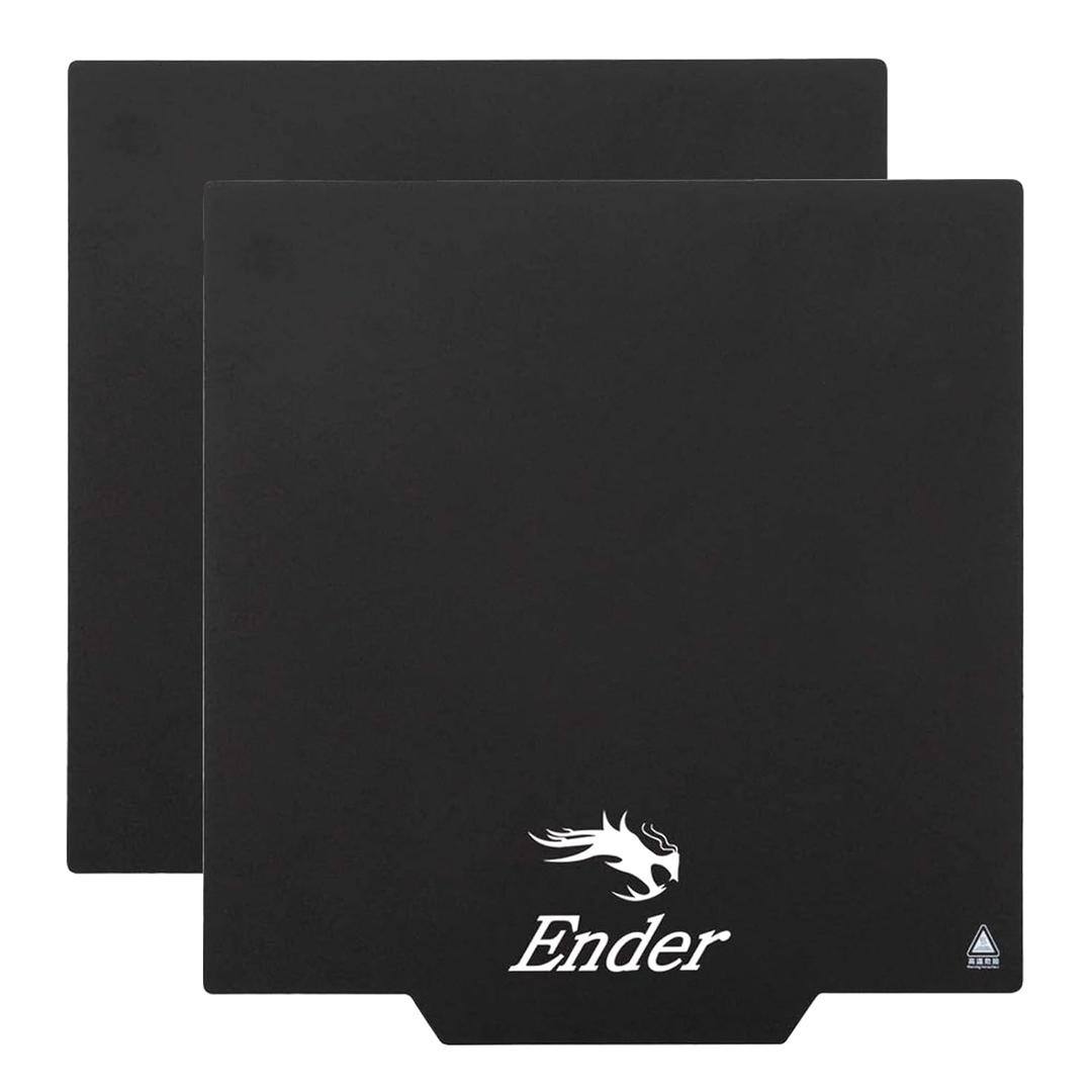 Creality 2PCS Original Ultra Removable Magnetic 3D Printer Build Surface Heated Bed Cover for Ender 3/Ender 3 Pro/Ender 3 V2/Ender 3 V2 Neo/Ender 3 Neo/Ender 3 S1 Pro/Ender 5 Pro 235X235mm