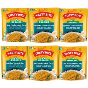 Tasty Bite Organic Jodhpur Lentils, 10 Ounce, Pack of 6, Ready to Eat, Microwavable Entree, Vegan ( 6 Count )