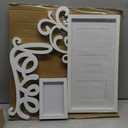 Jerry & Maggie - Photo Frame | Plaque College Frame - Valentine Wall Decoration Combination - White PVC Picture Frame Selfie Gallery Collage W Wall Hanging Mounting Design | Love Heart Shape, large medium small