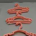 100 Pack Pink Baby Nursery Closet Hangers, Non-Slip Laundry Infant Pant Hanger for Newborn Clothes Gift, Ultra-Thin Child Coat Hanger for Girl Boy Toddler Kids