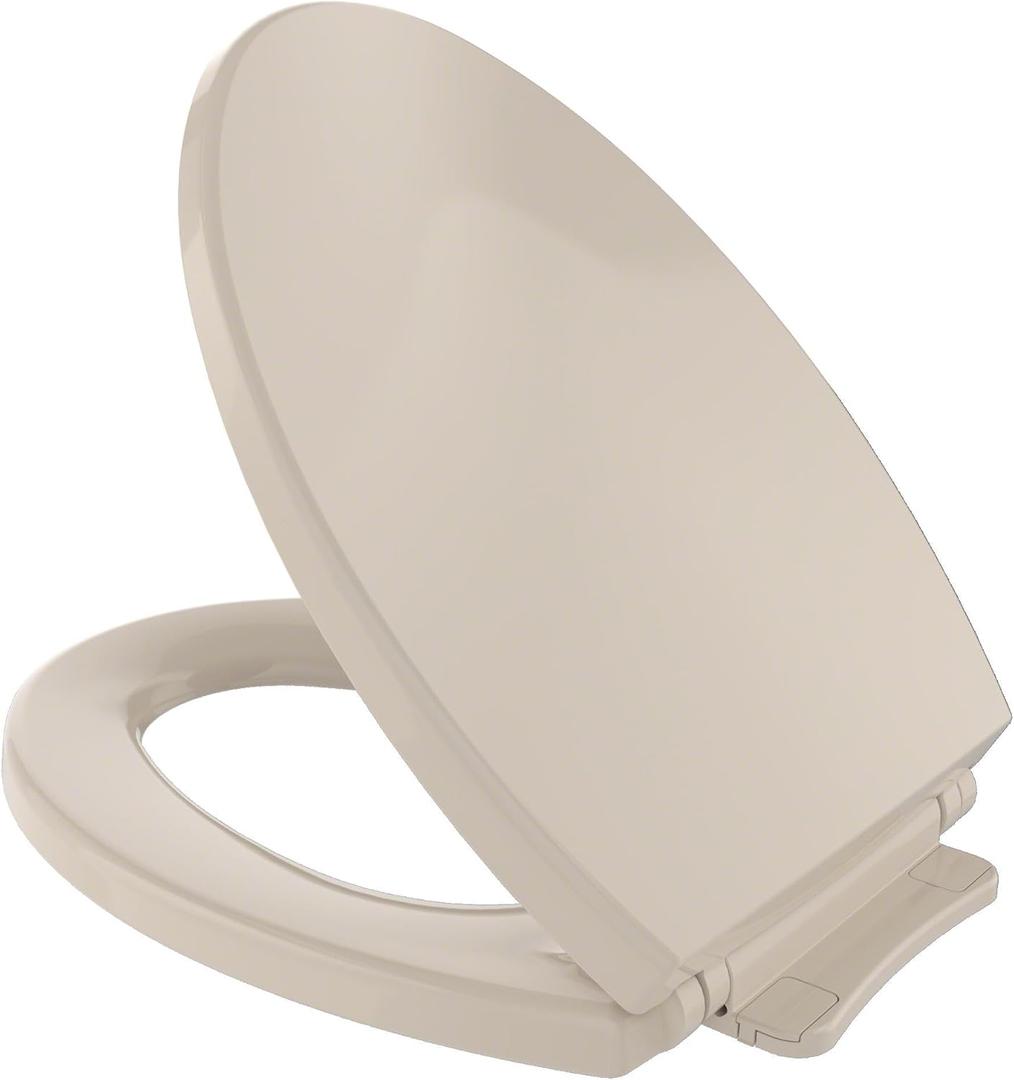 TOTO SoftClose Slow Close Elongated Toilet Seat and Lid, Bone - SS114#03