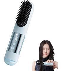 Straight Hair Comb,Wireless, LED Display, Multi Level Temperature Control Hair Straightener, Straightening Iron,Hot-Air Hair Brushes