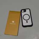 Miracase Magnetic for iPhone 16e Case Full-Body Phone with Built-in Glass Screen Protector, [Compatible with MagSafe] Military Drop Proof 16 E Cover Bumper 6.1 inch, Black