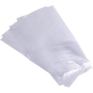 Luxshiny 200pcs Transparent Ice Bags for Homemade Disposable Ice Cream Storage Bags for Parties and Events Keep Treats Fresh and Organized