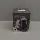 Milk Coffee Frother Steamer,Temperature Display, 350lm, Burn-Free Base, Easy To Clean, 96% High Foam Rate,Ultra-Quiet Operation,Electric Cold Foam Maker Machine,Hot Chocolate Frother - Metallic Black