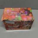 Meonum Chasing Christmas Lights, 8 Function Controller Clear Mini Bulbs Green Wire Indoor String Lights, 71 Feet Long Holiday Decor, for Christmas Tree(Warm White,150 Bulbs)