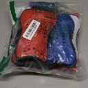 Toulite 4 Sets Soccer Shin Guards and Socks for Youth Kids, Soccer Shin Pads Long Socks for 7-15 Year Old Child, Gear Football Equipment for Boys Girls Toddlers Teenagers (White Black Red Blue)