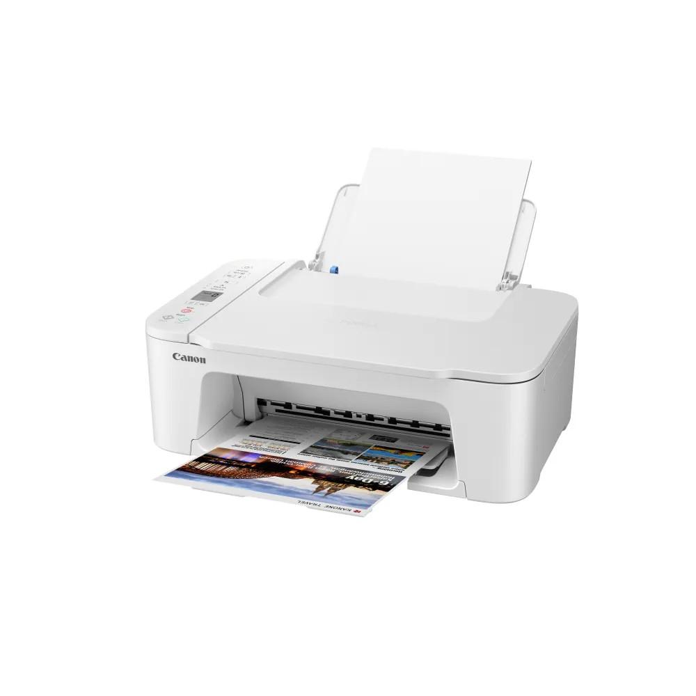Canon PIXMA TS4320 Wireless Color Inkjet Printer for Duplex Printing, White – Home Printer with Copier/Scanner, Compact Design, Easy Setup, 1 Year Limited Warranty