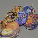 20 Pcs Eight Planets Hanging Christmas Ornaments with Santa Hat Flat Wooden Outer Space Solar System Cutouts Sun Earth Moon Ornaments with Rope Shoot Hanging Tree Decor for Holiday Xmas