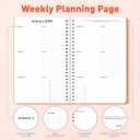 4 x Sweetzer & Orange Academic Planner 2025-2026  Student Planner for August 2025 to July 2026  Weekly & Monthly Layout  Sturdy Cover & Stickers  Multicolor Stripes Design  5.5 x 8.5 (Striped)