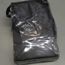 Qiqee Deep Black Gift Wide Bags with Tissue Paper for Wedding, Birthday, Party Supplies-7.9"x4.3"x9.6" Small Size Cardboard Gift Bags 48pcs Bags +Tissue Paper 