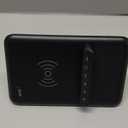 AFK Wireless Charging Station with Bluetooth Speaker and Alarm Clock,Wireless Charger Compatible with iPhone,Android Phones(Black)