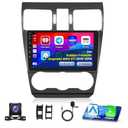 2+64G Stereo for Subaru Forester Impreza WRX STi 2015 2016 2017 2018 CarPlay Car Stereo Android 15 9 Inch Touchscreen Compatible with Android Auto Backup Camera GPS FM RDS EQ 28UI