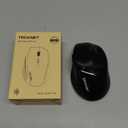 TECKNET Bluetooth Mouse, 4800 DPI Wireless Mouse, 2-Year Battery 6 Adjustable DPI, 6 Buttons Compatible with Laptop/Windows/Computer - Black