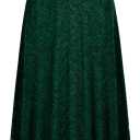 MISSMAY Women's Formal Floral Lace 2/3 Sleeves Bridesmaid Party Maxi Dress (Green, XL)