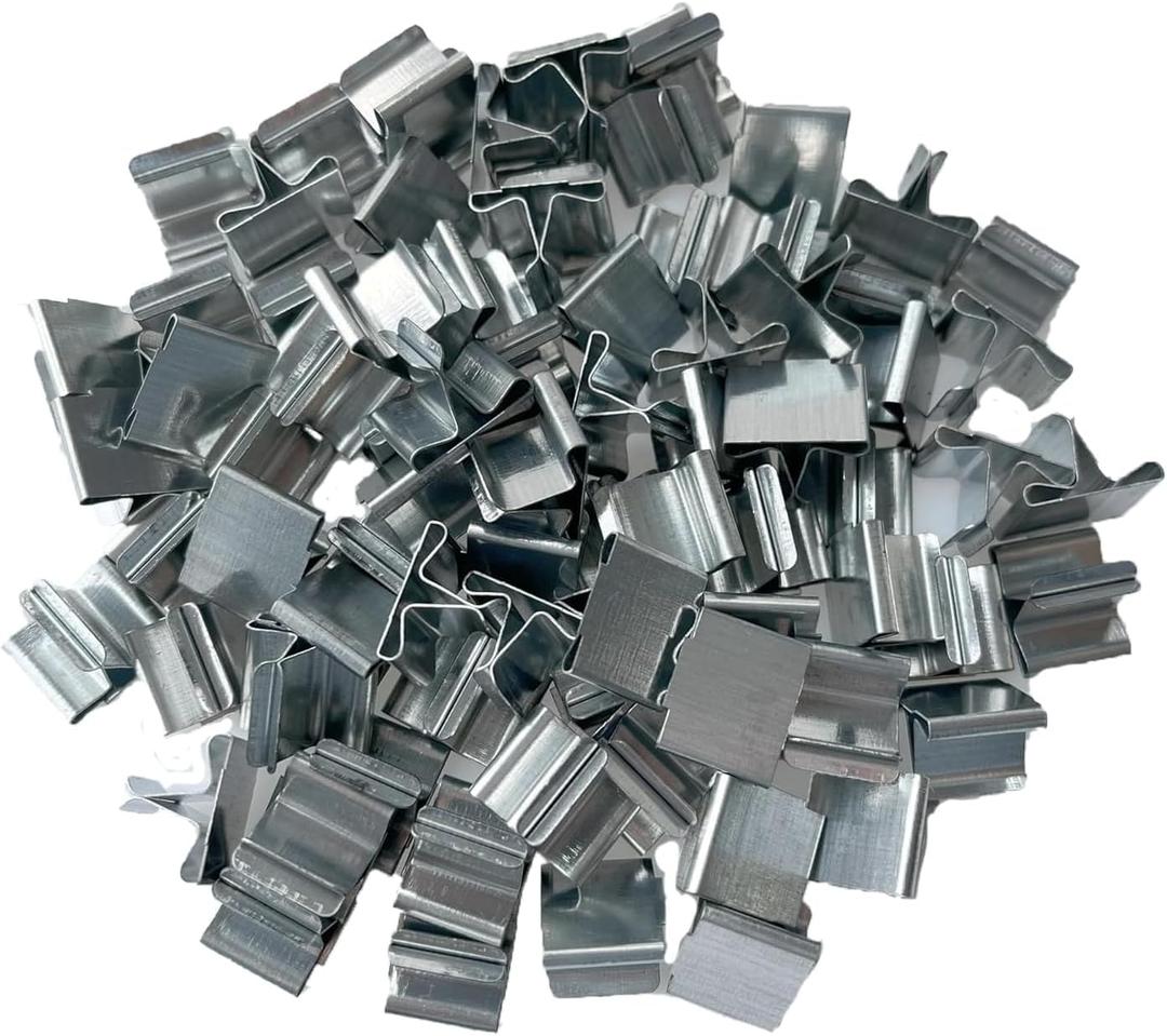 1000 PCS Wick Clip for Candle Making Wood Wick Holder Base Universal Wood Wick Clips Wooden Wicks Bases Metal Candle Wick Holders (Square)Wicks not Included