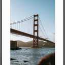 Frametory, 16x24 Metal Picture Frame with Mat for 12x18 Picture & Real Glass, Aluminum Photo Frame Collection (Black, 1 Pack)
