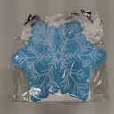 Kolldenn 12 Pcs Snowflake Party Favors Bags Glitter Small Wonderland Paper Winter Goodie Bags with Handle for Candy Treat Gift Winter Holiday Birthday Christmas Party Supplies