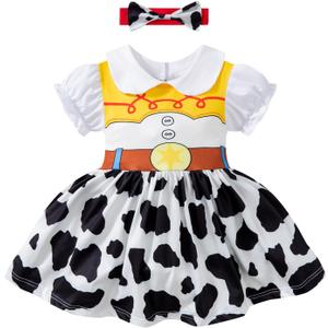 LATOBREATH Little Baby Girl Princess Dress Fancy Party Outfit Birthday Clothes, 9-12 Months 
