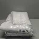 BRILLMAX 6 Pack White Tablecloths 90 x 132 Inch for 6ft Rectangle Tables - 150 GSM Polyester Fabric, Floor Length Drop, Water, Stain & Wrinkle Resistant Cloth Cover for Wedding Reception Banquet