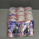 Smygoods Trump Design Disposable Paper Coffee Cups (16 OZ, 50 Count) For Hot Beverages, Tea, Espresso, Cocoa - To Go Drink Containers, Caf & Office